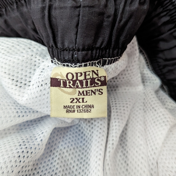 Open Trails Blue and Black Swim Shorts - Picture 4 of 5